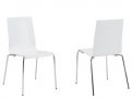 White Chair with Metal Legs – by JMT