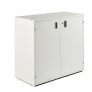 High Lockable White Cupboard – by JMT