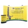 3×5 curved pop-up stand – by Go Displays