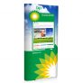 3×1 curved pop-up stand – by RAL Display