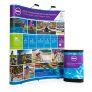 3×2 curved pop-up stand – by XL Displays