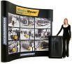 3×3 curved pop-up stand – by XL Displays