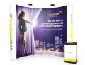4×3 straight pop-up stand – by Go Displays