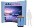4×4 curved pop-up stand – by Nimlok