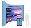 4×5 curved pop-up stand – by Nimlok