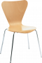 Beech Chair with Metal Legs – by D-Zine