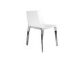 White Chair with Metal Legs – by 3rd Element