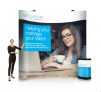 4×5 curved pop-up stand – by XL Displays