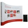 3×4 curved pop-up stand – by Display Wizard