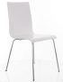 White Chair with Metal Legs – by Concept Furniture